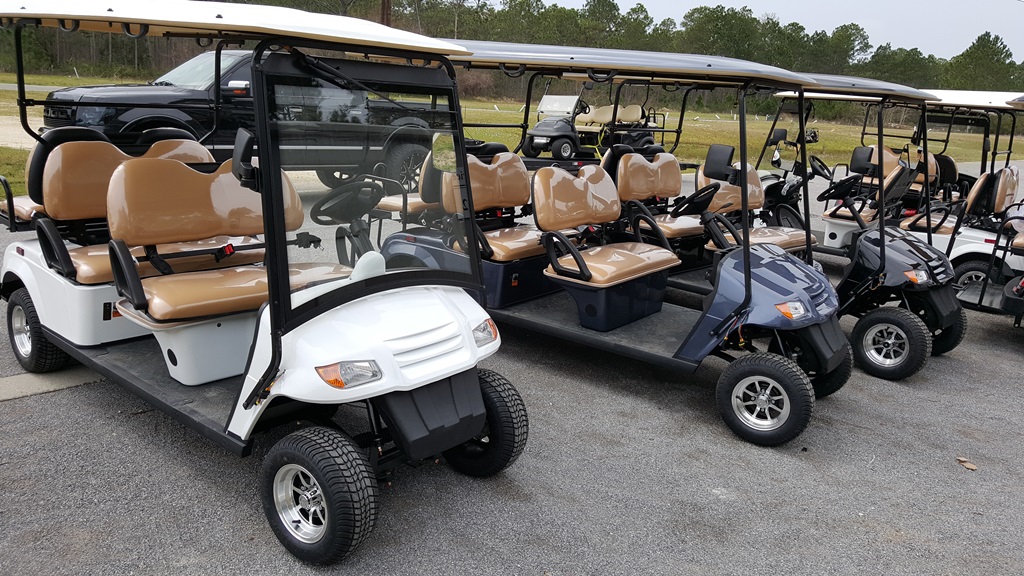 Street-legal Golf Cart Rentals LSV Rentals in Santa Rosa Beach, FL by South Walton Carts