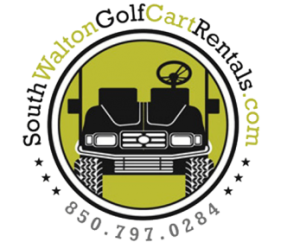 South Walton Golf Cart Rentals Logo Street-legal Golf Cart Rentals LSV Rentals in Santa Rosa Beach, FL by South Walton Carts