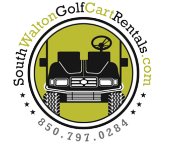 South Walton Golf Cart Rentals Logo Street-legal Golf Cart Rentals LSV Rentals in Santa Rosa Beach, FL by South Walton Carts