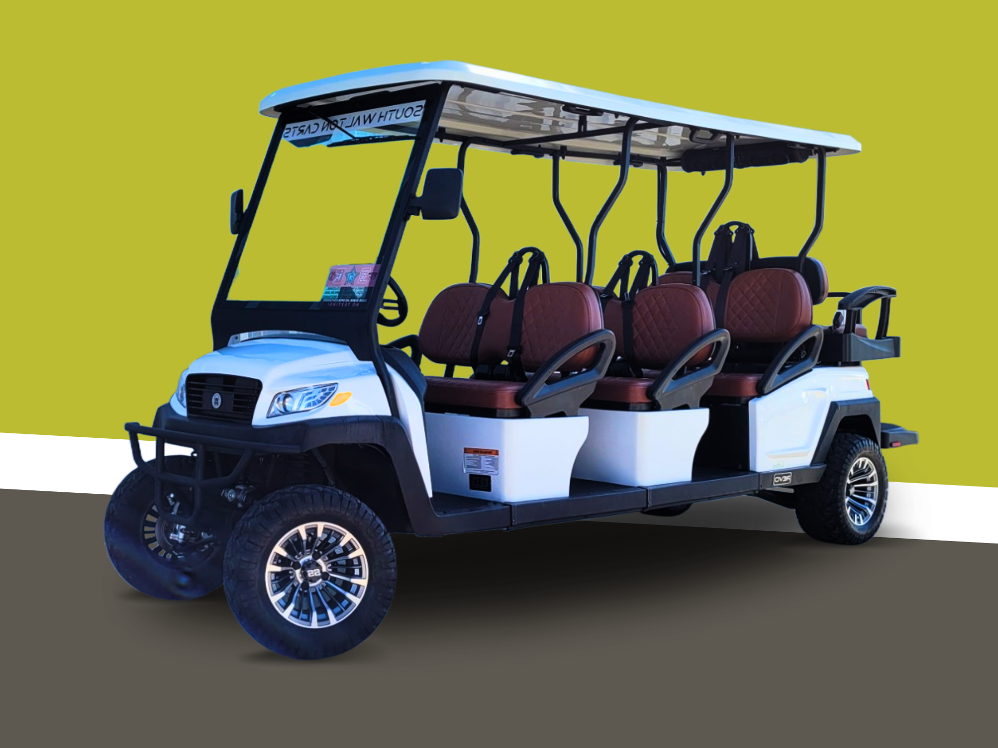 8 Passenger Electric Luxury Rental Cart